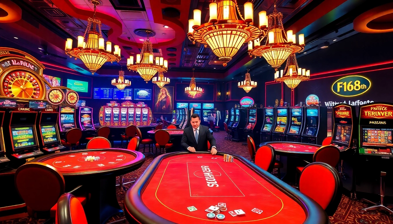 Experience high-stakes action at F168 with vibrant casino tables and advanced gaming.