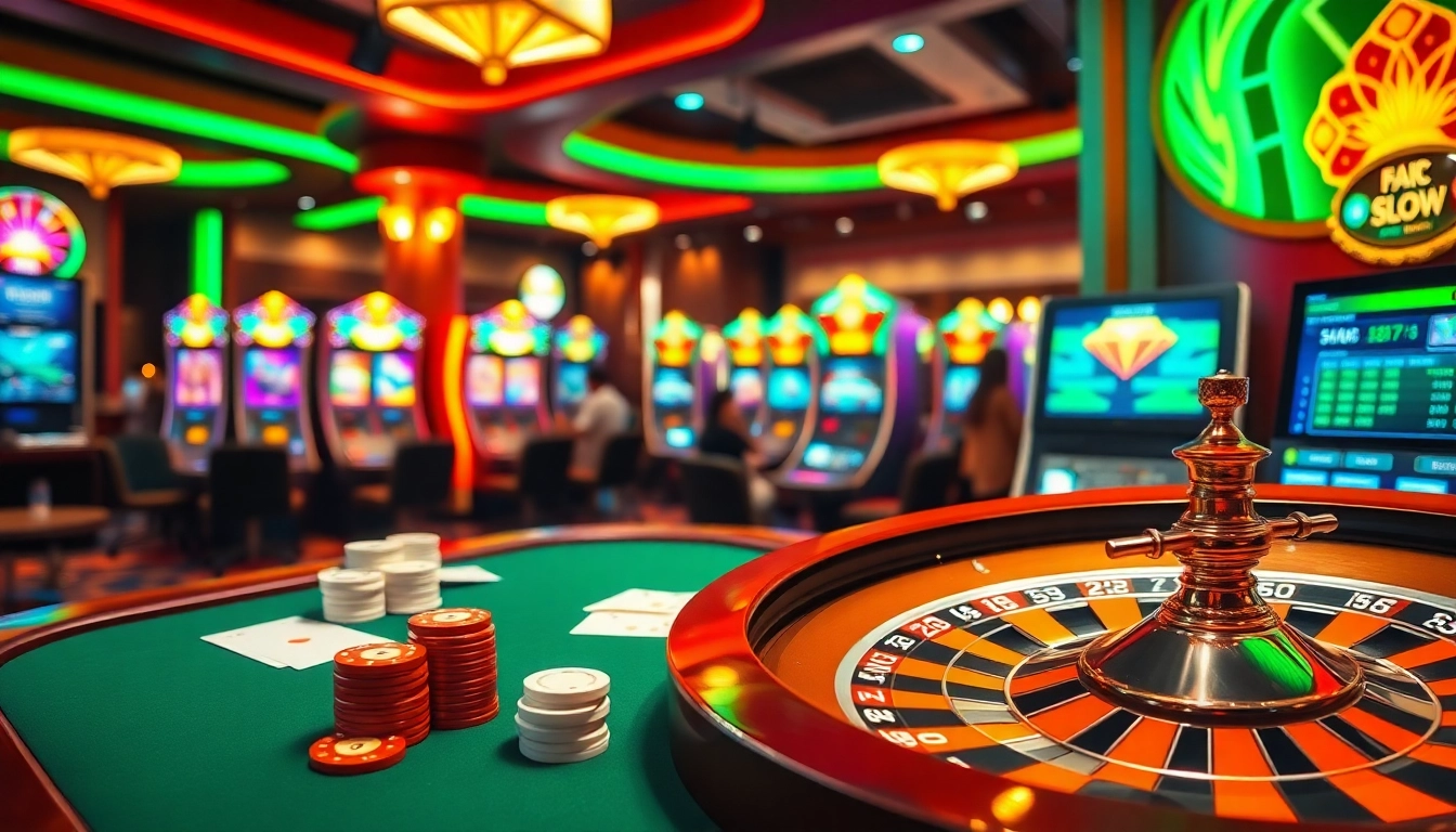 Experience the thrill of online gaming at Alo789 Com with immersive casino visuals featuring poker and roulette.