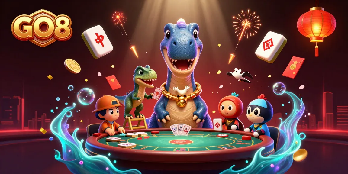 Engage in thrilling gameplay at GO8 casino with dynamic characters and vibrant game elements.