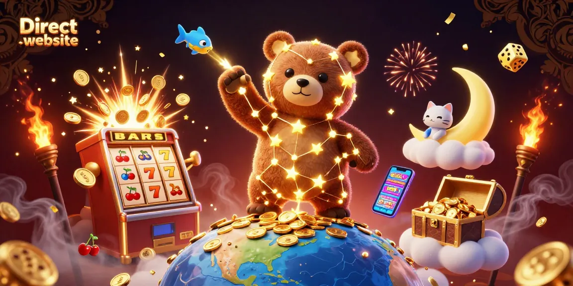 Experience the excitement of the Direct website with vibrant slot visuals and engaging characters!