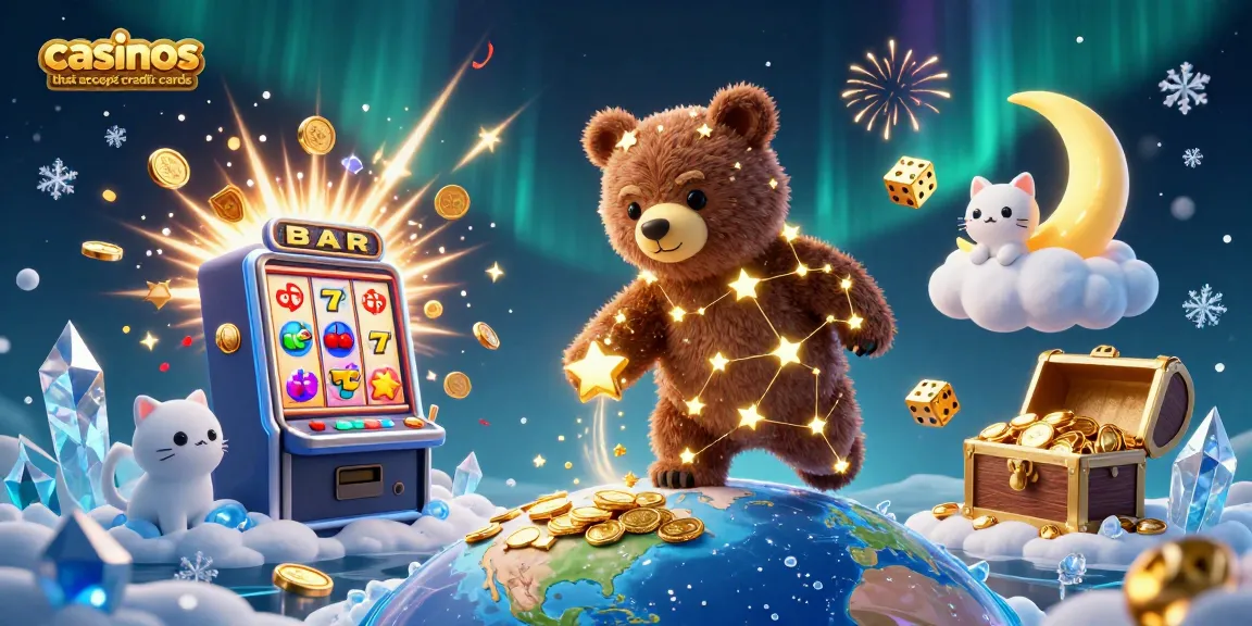 Experience the excitement at casinos that accept credit cards with lively characters and vibrant gaming elements.