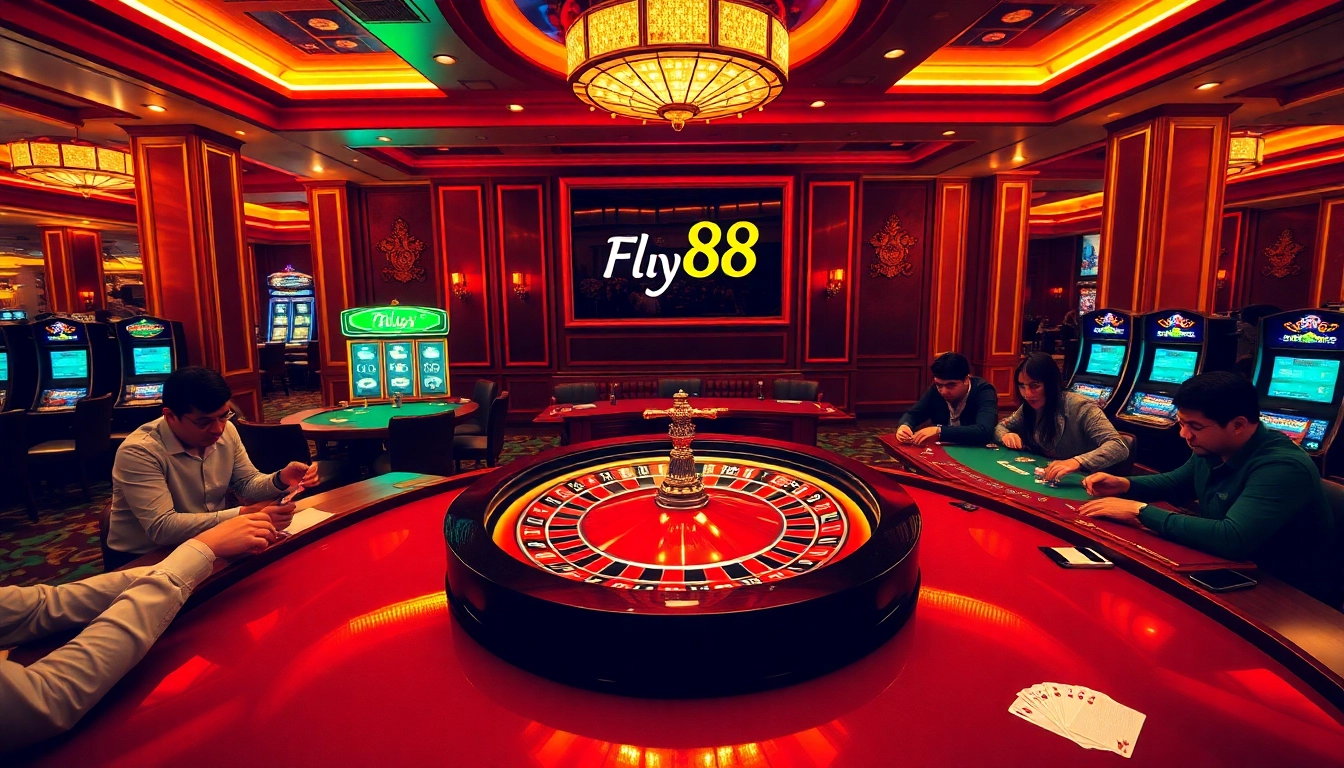 Experience the thrill of gambling at Fly88 with exciting casino games and vibrant atmosphere.