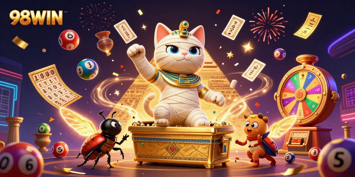 Join the excitement at 98WIN with vibrant games and lucky jackpots in a dynamic casino scene.