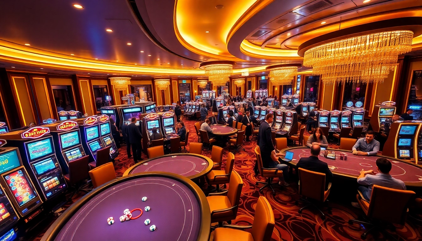 Experience the excitement of SODO CASINO with vibrant slot machines and animated players winning big.