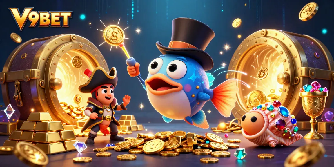 Engage with V9BET's treasure-laden journey, featuring vibrant characters and dazzling rewards.