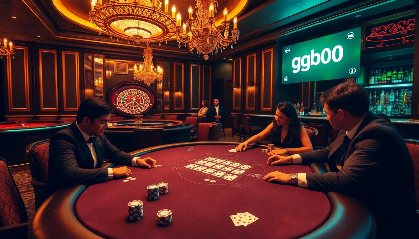 Experience the thrill of high-stakes poker at gg88’s luxurious casino with rich ambiance and skilled players.