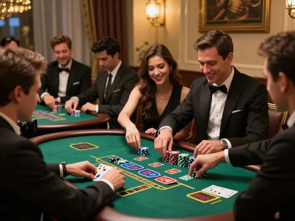 Engaging players enjoying lc88 live dealer blackjack at home with interactive graphics.