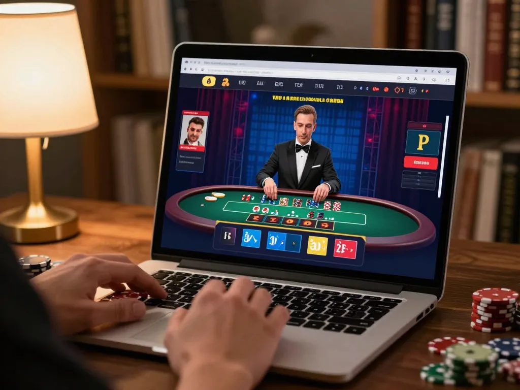 Join the thrilling action at 79KING while playing live blackjack on a laptop
