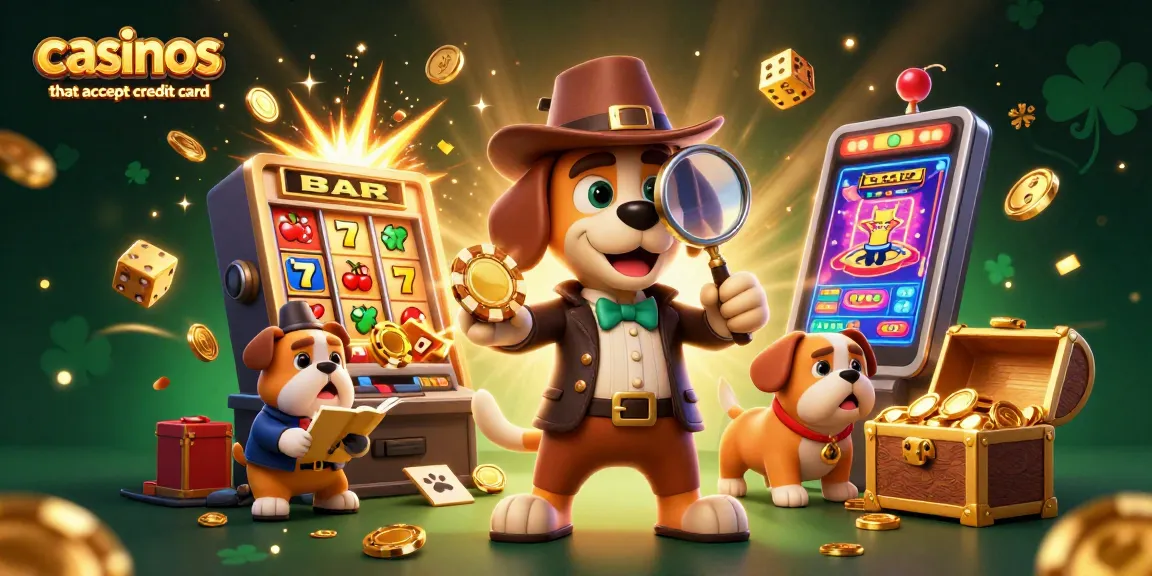 Enjoy casinos that accept credit card with iconic characters and dynamic game elements in a vibrant scene.