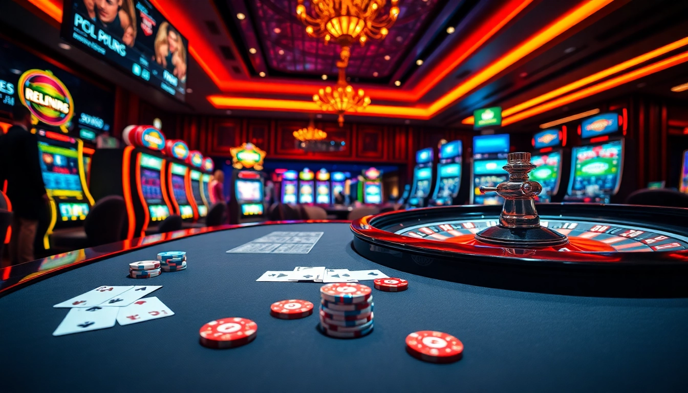 Players wagering on a BJ88 gambling table, embodying excitement and luxury in a casino setting.