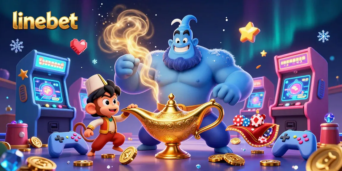 Experience the excitement of linebet with vibrant 3D cartoon characters and casino elements in dynamic action.