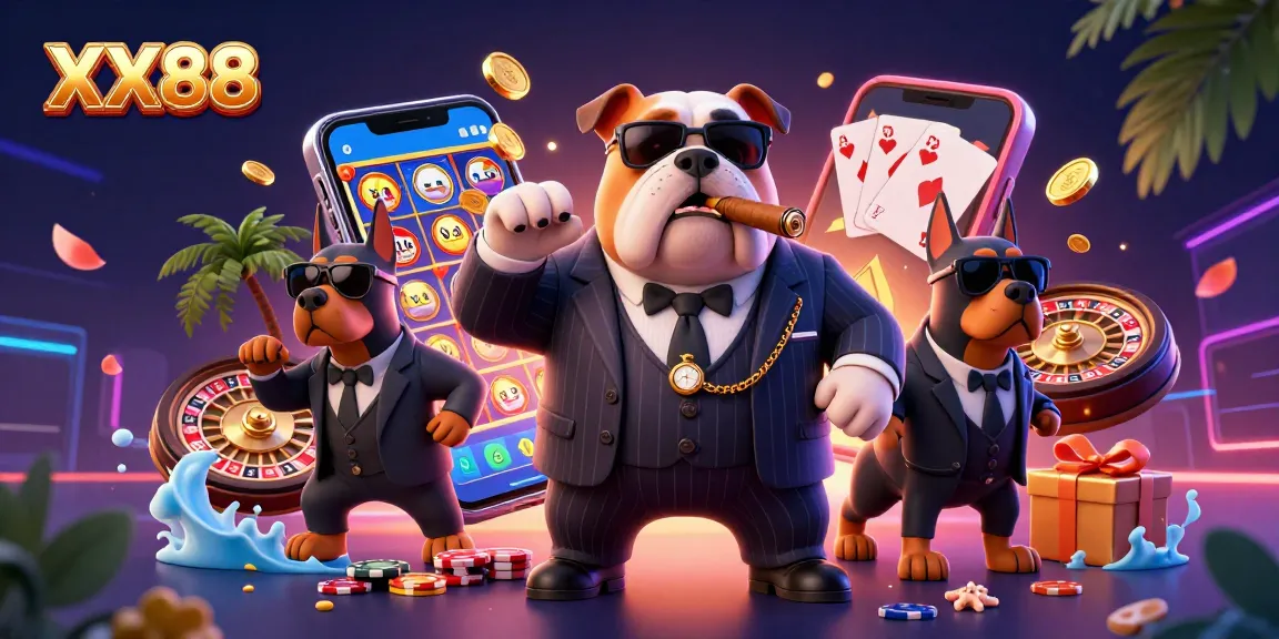 Engage with the thrilling world of XX88 gaming amidst a vibrant casino extravaganza.