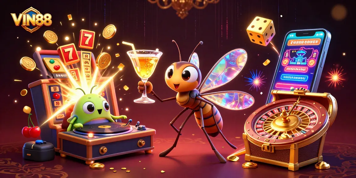 Play exciting games at VIN88 casino featuring vibrant graphics and unique characters.