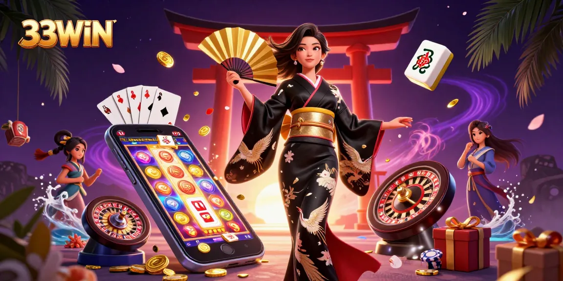 Engage with 33WIN's thrilling entertainment scene featuring vibrant games and stunning visuals.