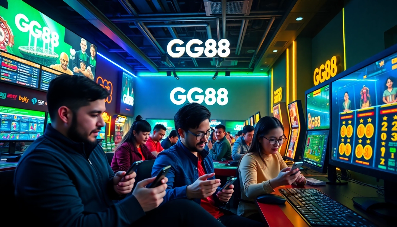Experience the thrill of gaming at gg88.asia, showcasing diverse online betting options and vibrant player engagement.