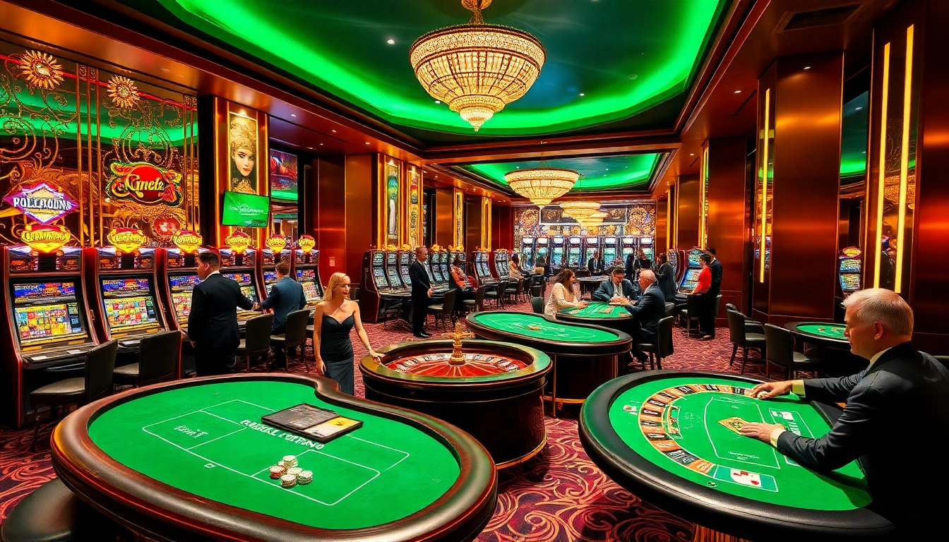 Experience the excitement of winning at https://77ball.fun/ with vibrant casino tables, live gaming energy, and dazzling decor.