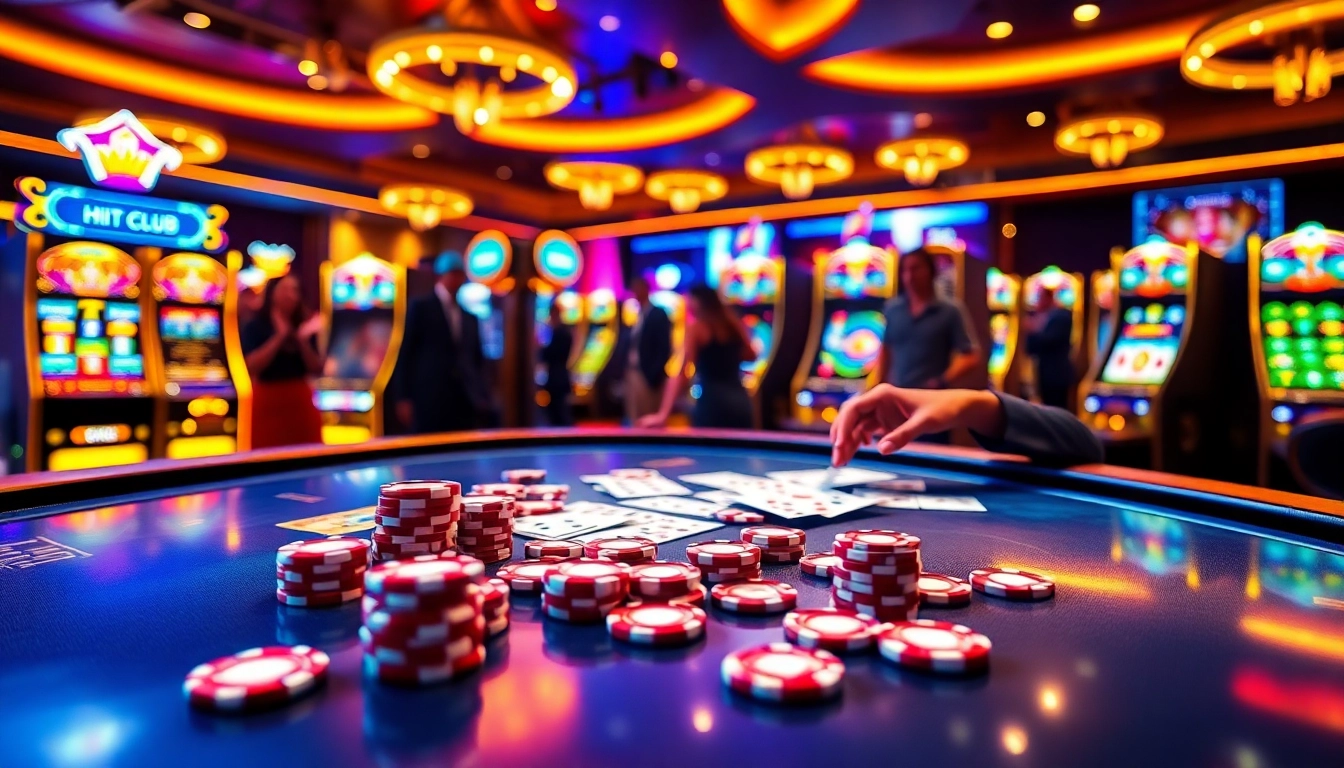Experience the thrill of the game hit club with vibrant online casino elements and high-stakes action.