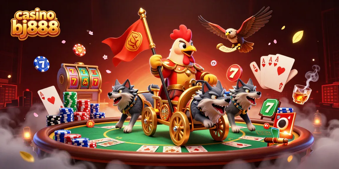 Engage in thrilling gameplay at casino bj888 surrounded by vibrant casino elements and rich visuals.