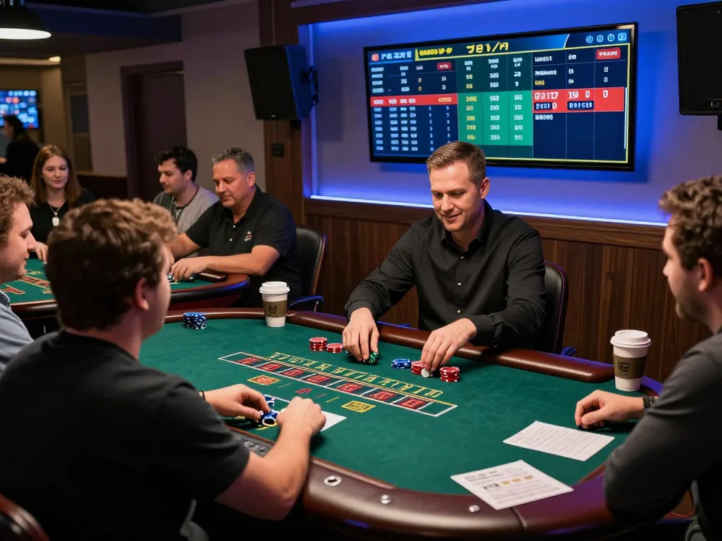 Engaging online casino session on da88pc showcasing live blackjack players interacting.