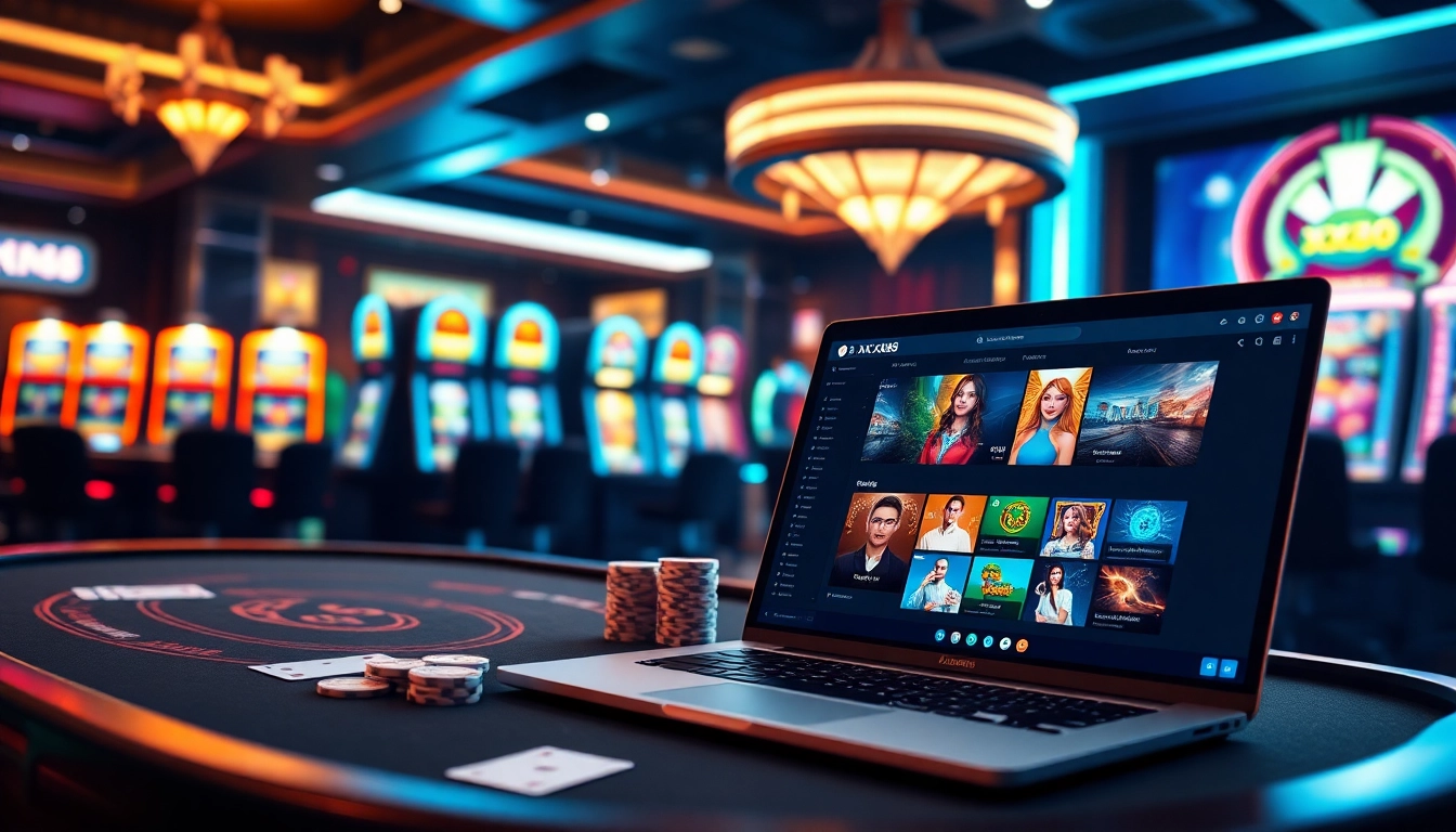 Feel the excitement at Trang chủ xx88 with vibrant poker tables and colorful slot machines.