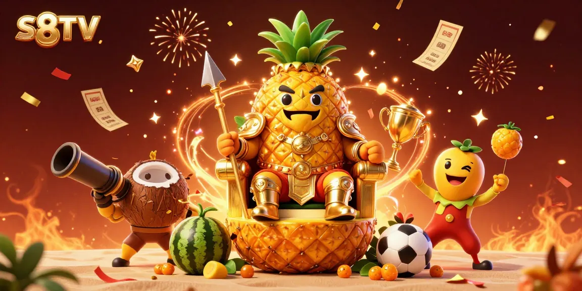 Bet on S8TV with a dynamic scene featuring unique characters and engaging sports elements.