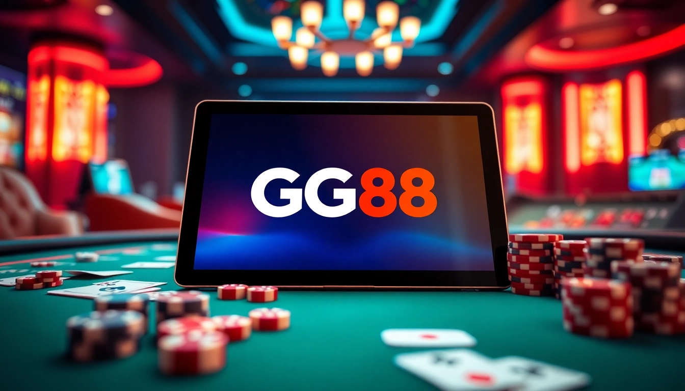 Experience seamless betting with GG88 online casino's vibrant gaming interface.