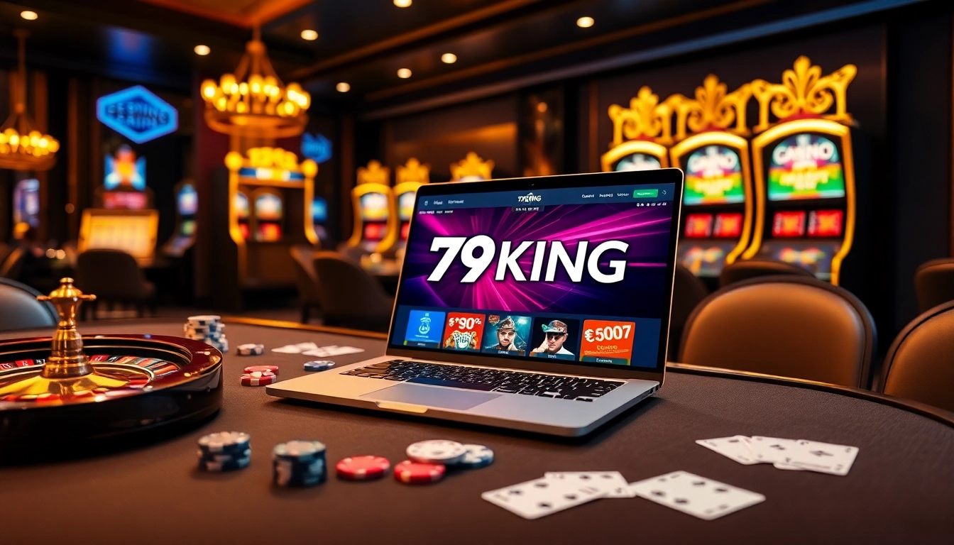 Experience thrilling gameplay with 79KING in an upscale casino setting featuring exciting games and winning strategies.