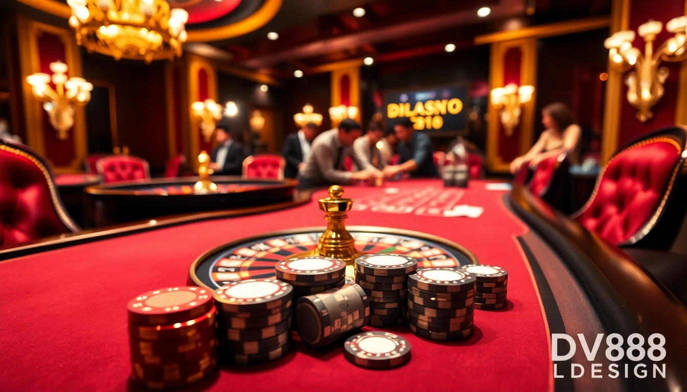 Experience thrilling games at https://dv88.design/ with exciting poker tables and vibrant roulette wheels.