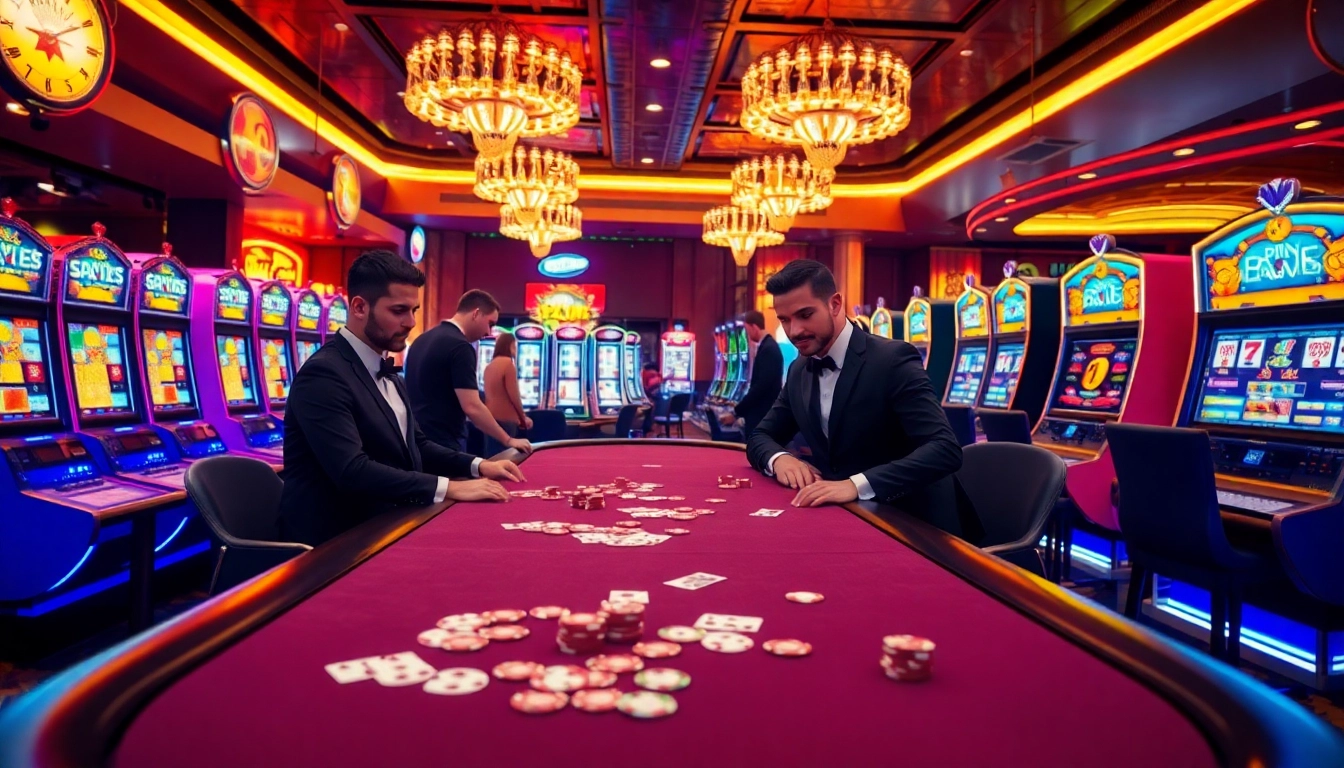 Experience exciting gambling at https://slot365.cx/ with vibrant casino scenes and professional dealers.