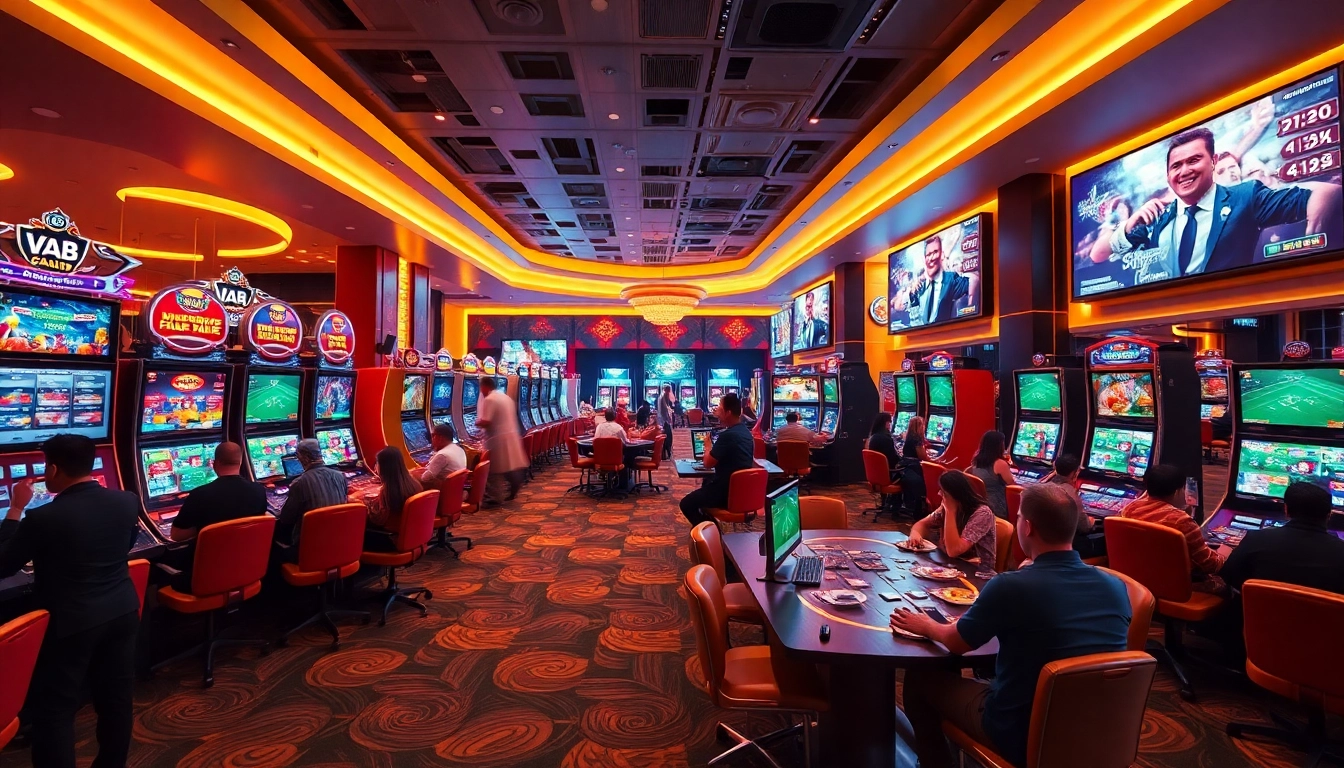 Experience thrilling gameplay and live betting excitement at https://kuwins.live/ in a vibrant casino setting.