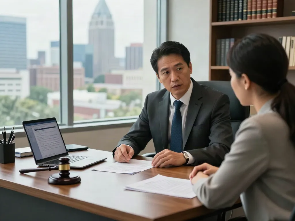 Consultation with the best DUI lawyers in Cherokee County GA in a modern law office
