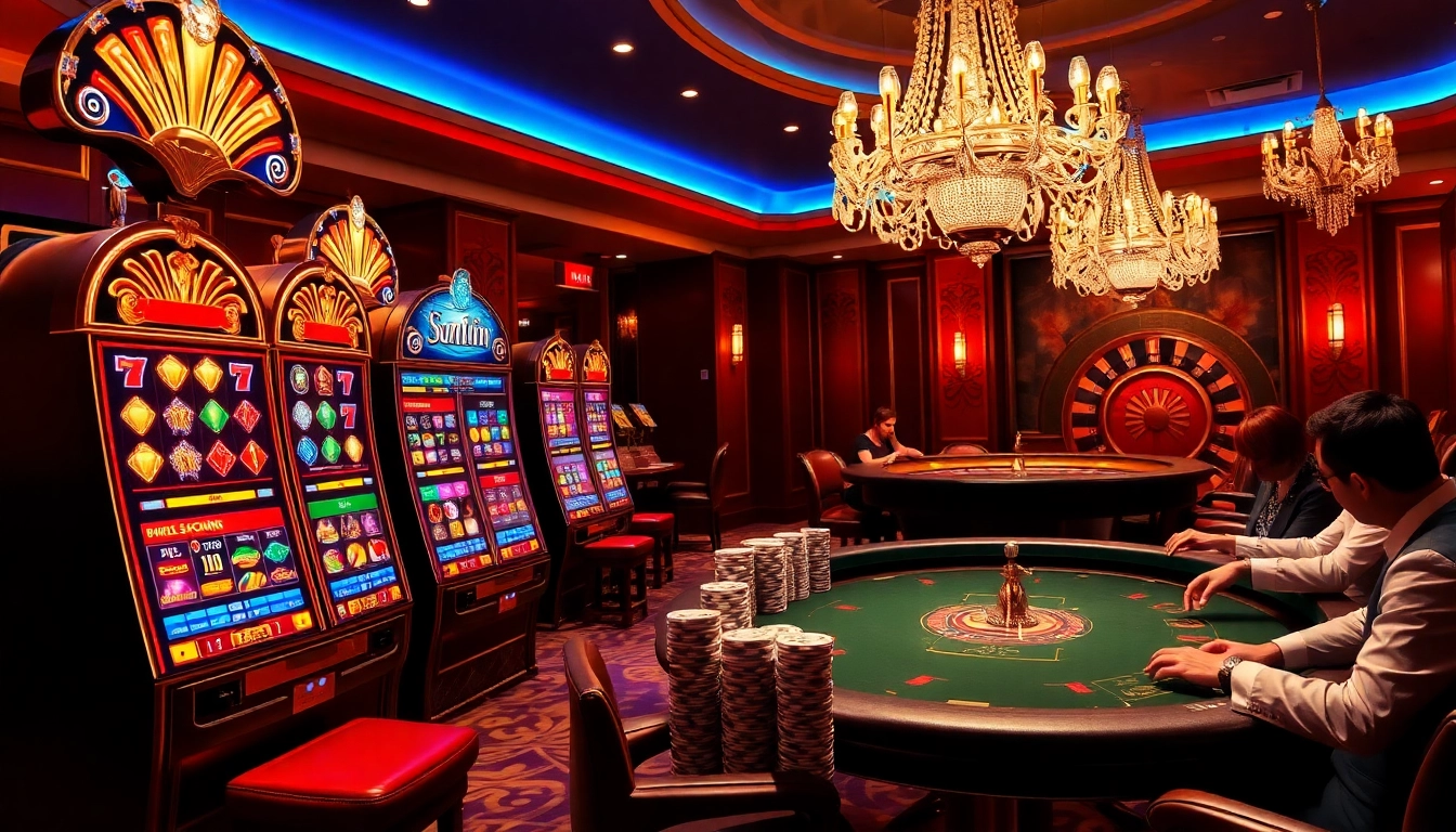 Sunwin offers an exciting casino experience with thrilling poker games and vibrant slot machines.