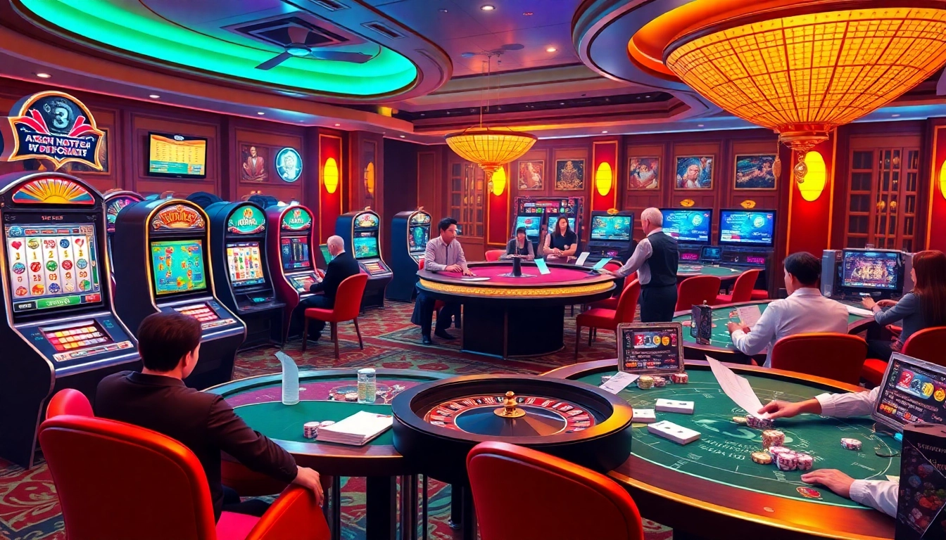 Players enjoying engaging games and excitement at https://888vi.biz/ with luxurious casino details.