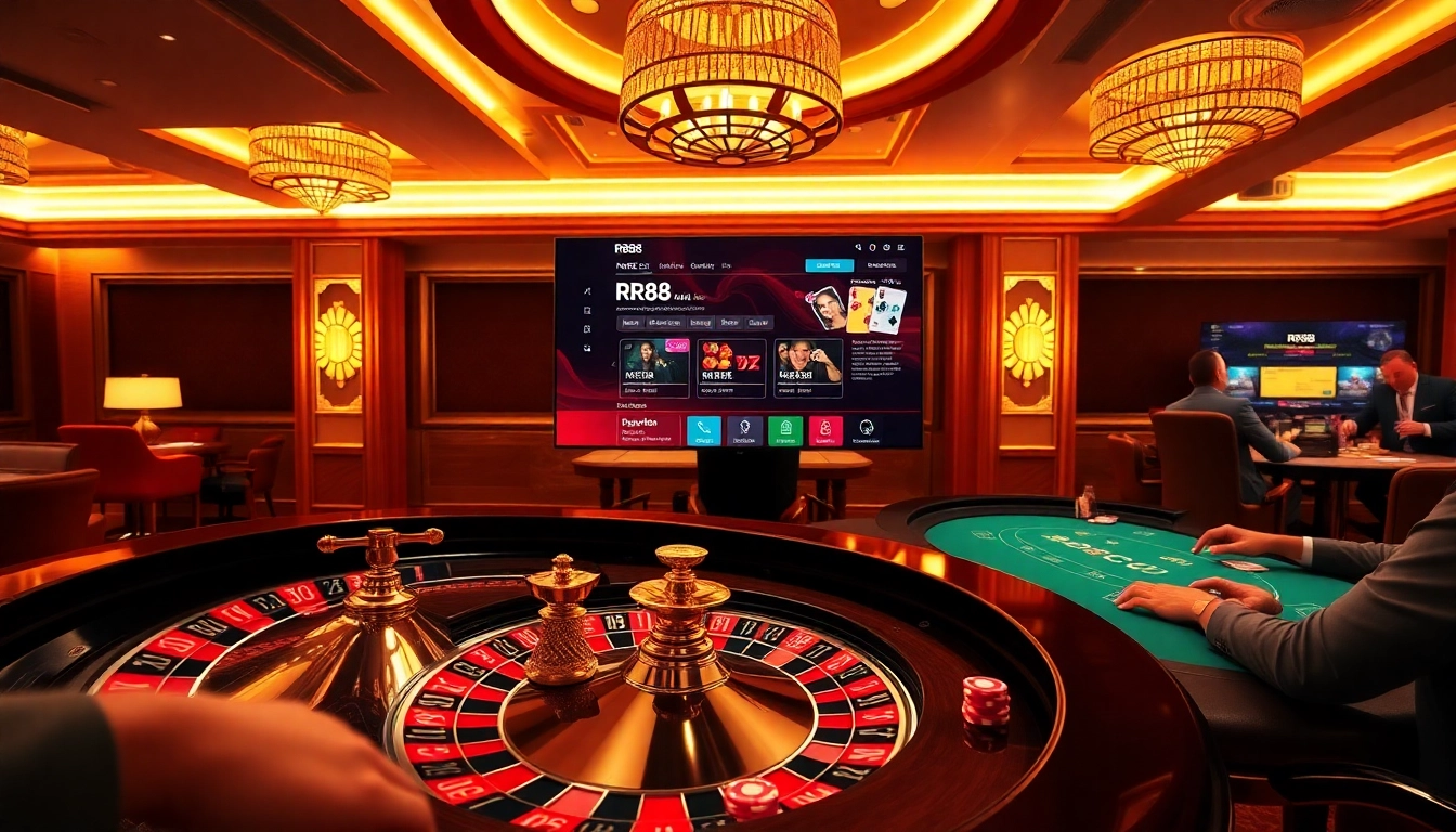 Experience thrilling gameplay at https://rr88.bar/ with vibrant poker games and roulette action.