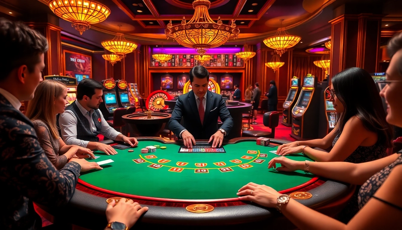 Experience thrilling gameplay at https://kim88.center/ with engaging blackjack tables and lively casino atmosphere.
