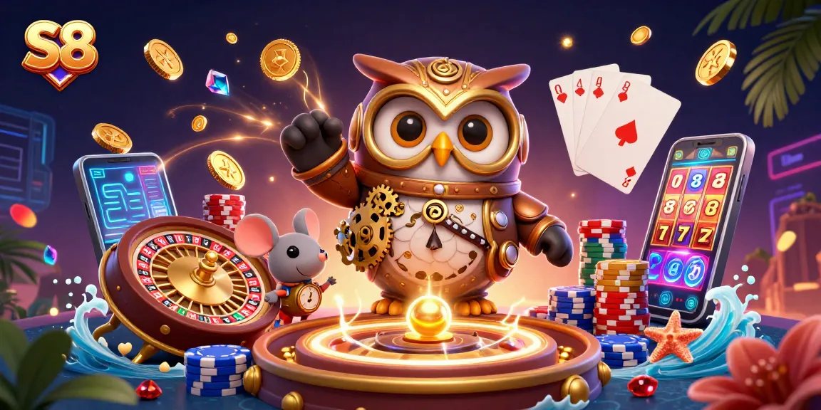 S8 offers players a chance to experience thrilling casino adventures with vibrant slot games and engaging visuals.
