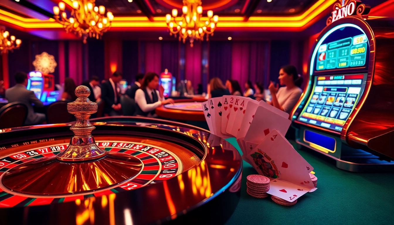 Players celebrating a win at a roulette table, featuring elements of https://mtr888.com/ for immersive online gambling.