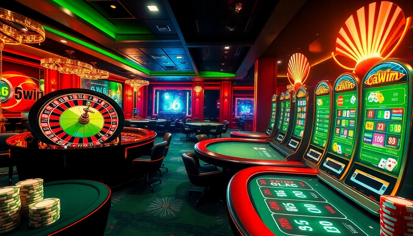 Experience luxury and excitement at 56win with dynamic casino games and vibrant visuals.