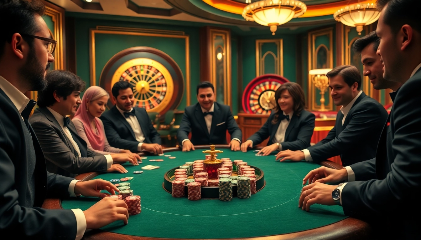 Experience thrilling gaming at xin88 with vibrant poker tables and exciting casino action.