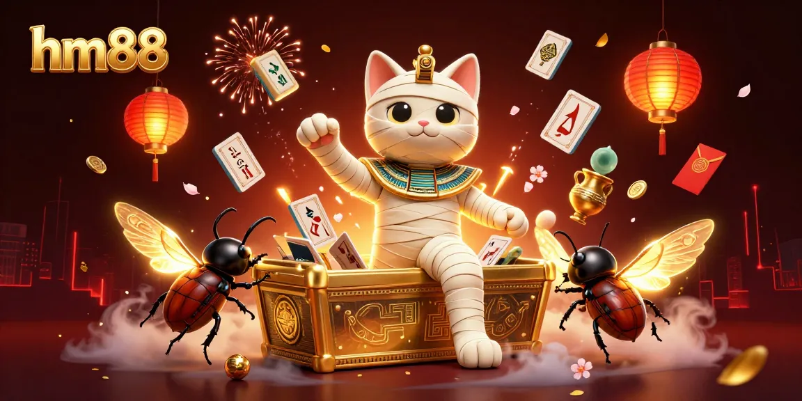 Experience thrilling gameplay with hm88 in a vibrant casino scene featuring colorful characters and elements.