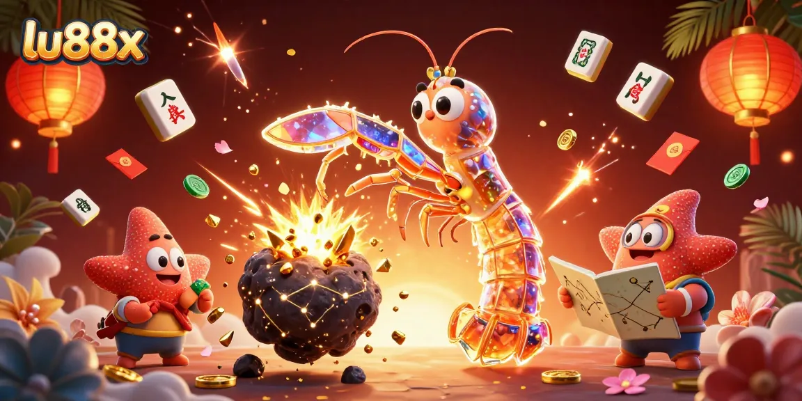 Experience thrilling gaming action with lu88x featuring powerful characters and vibrant casino elements.