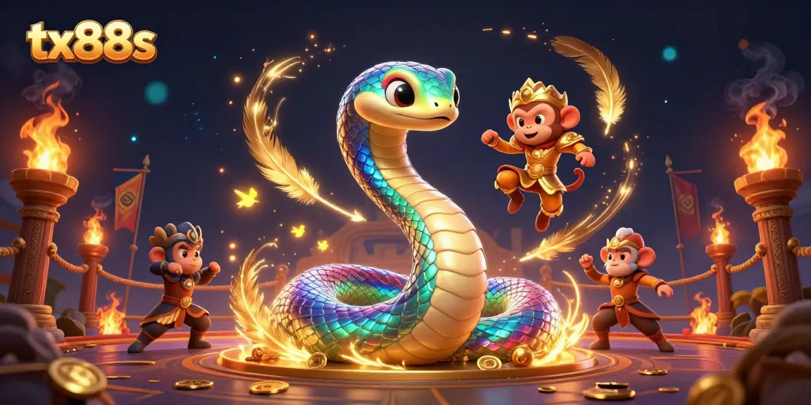Engage in thrilling gaming adventures at tx88s with a vibrant 3D casino illustration.