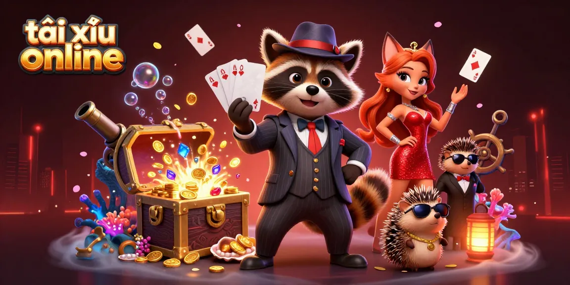 Engage in tài xỉu online with a dynamite trio and a wealth of casino treasures surrounding them.