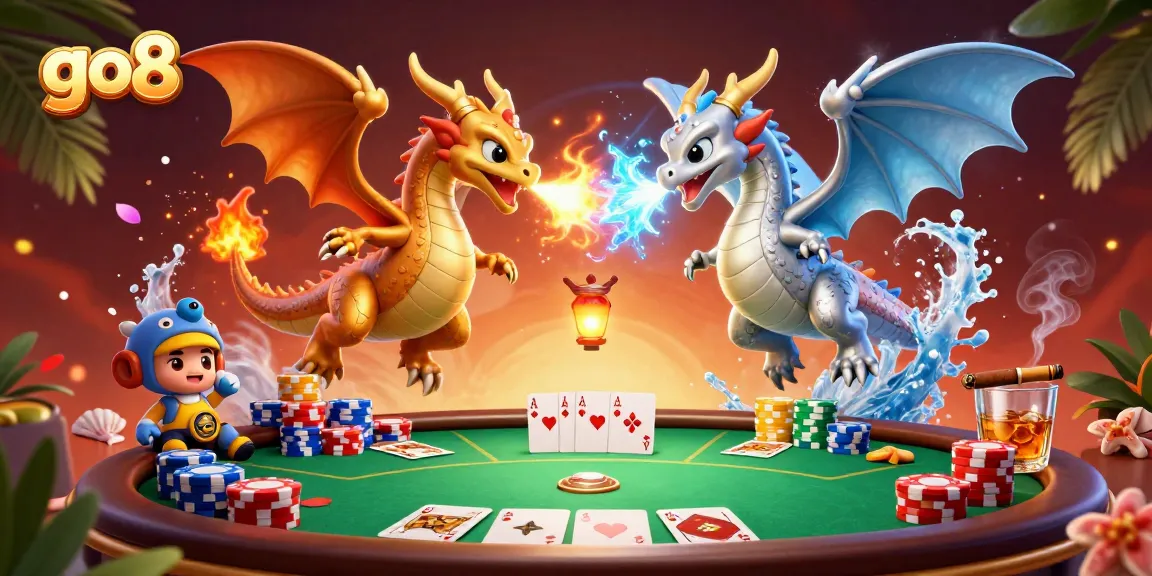 Experience the thrilling fusion of fire and ice in go8's gaming paradise with vibrant poker action.