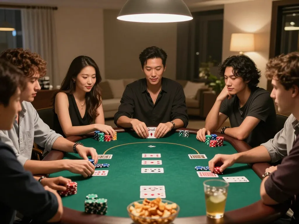 Enjoy a thrilling poker night with friends at CM88, strategizing over cards and chips.
