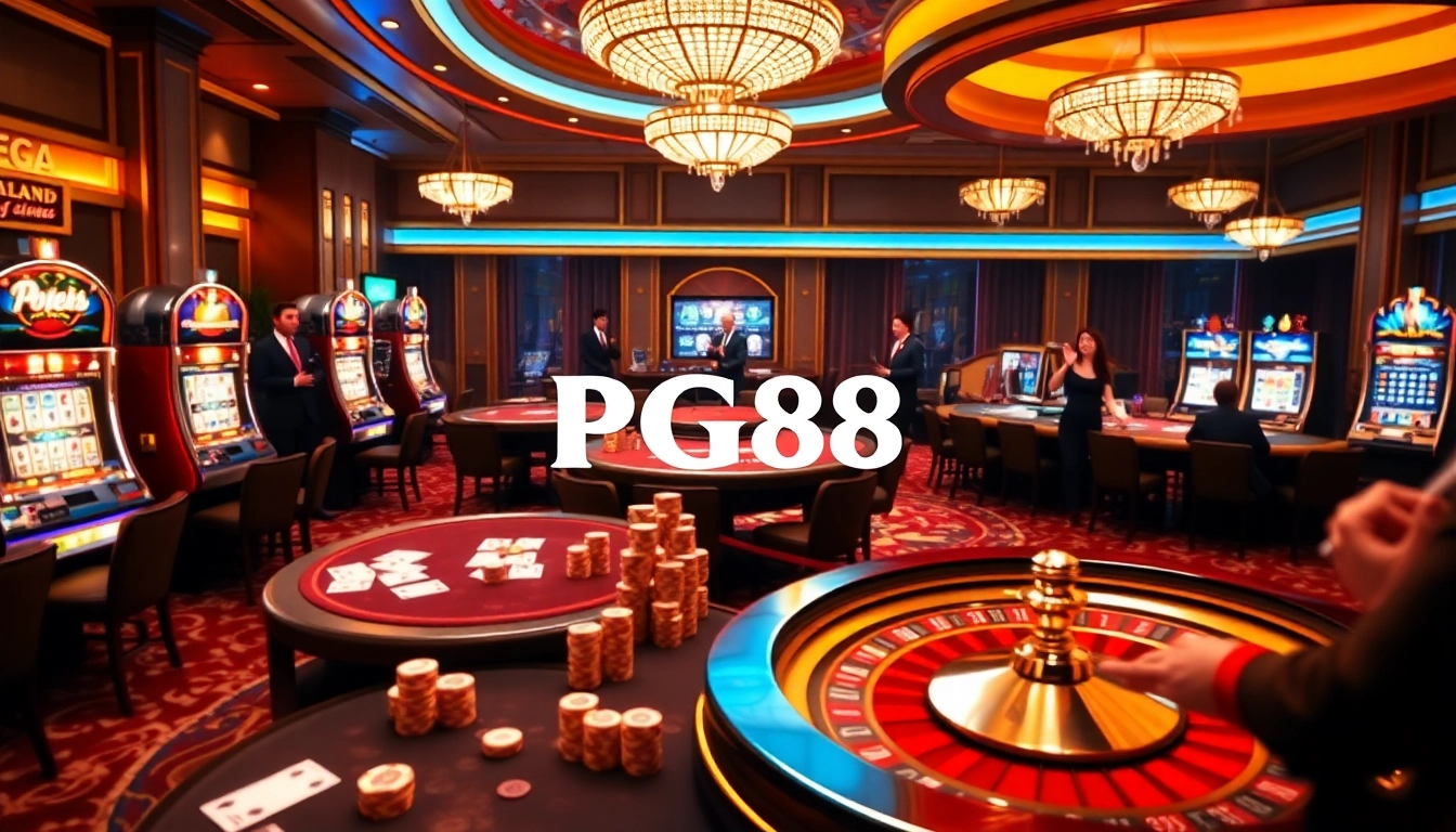 Experience the excitement of PG88 with high-stakes poker and vibrant slot machines.