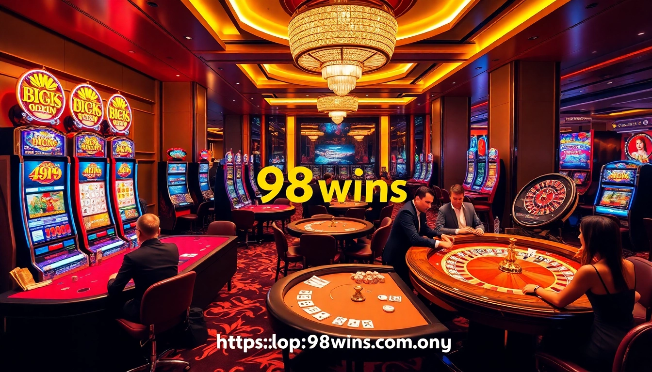 Engage with thrilling casino experiences at https://98wins.co.com/ featuring vibrant slot machines and poker tables.