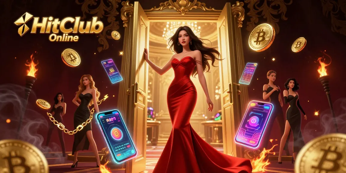 Experience the thrill of HitClub Online with luxurious 3D visuals and vibrant casino elements.