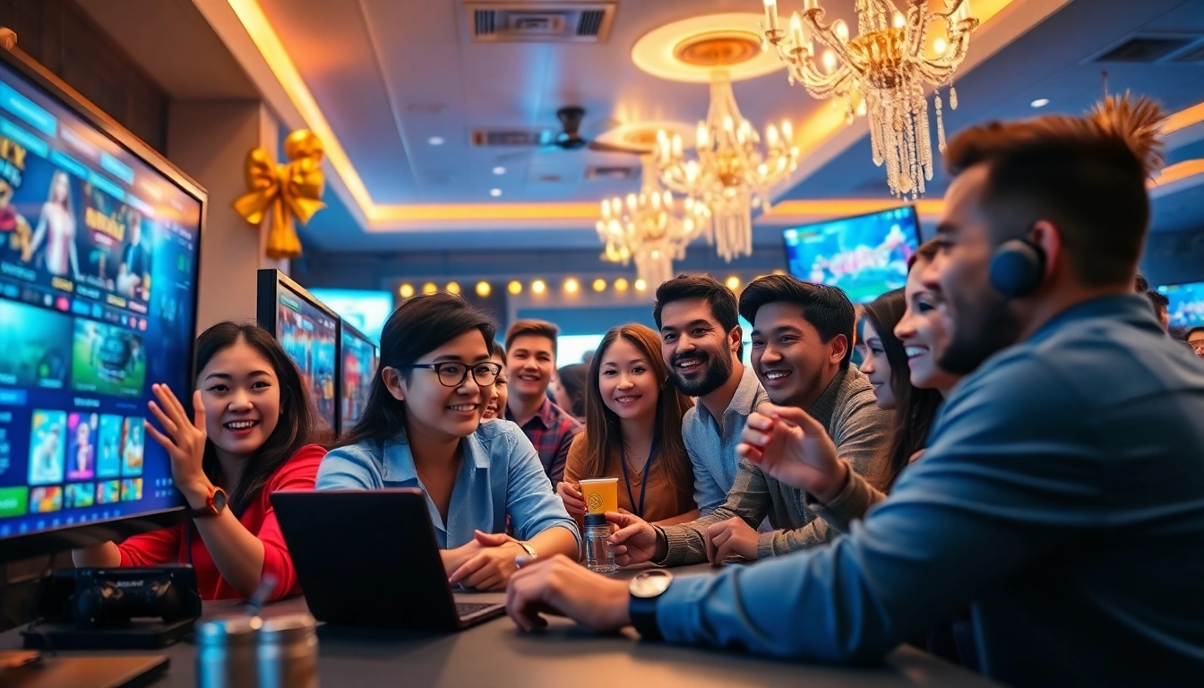 Engaged players enjoying the immersive online gaming experience on 8KBET platform