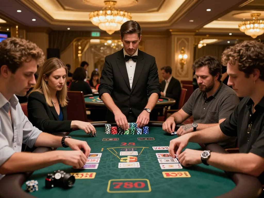 Experience the thrill of blackjack strategy at 789win casino table.